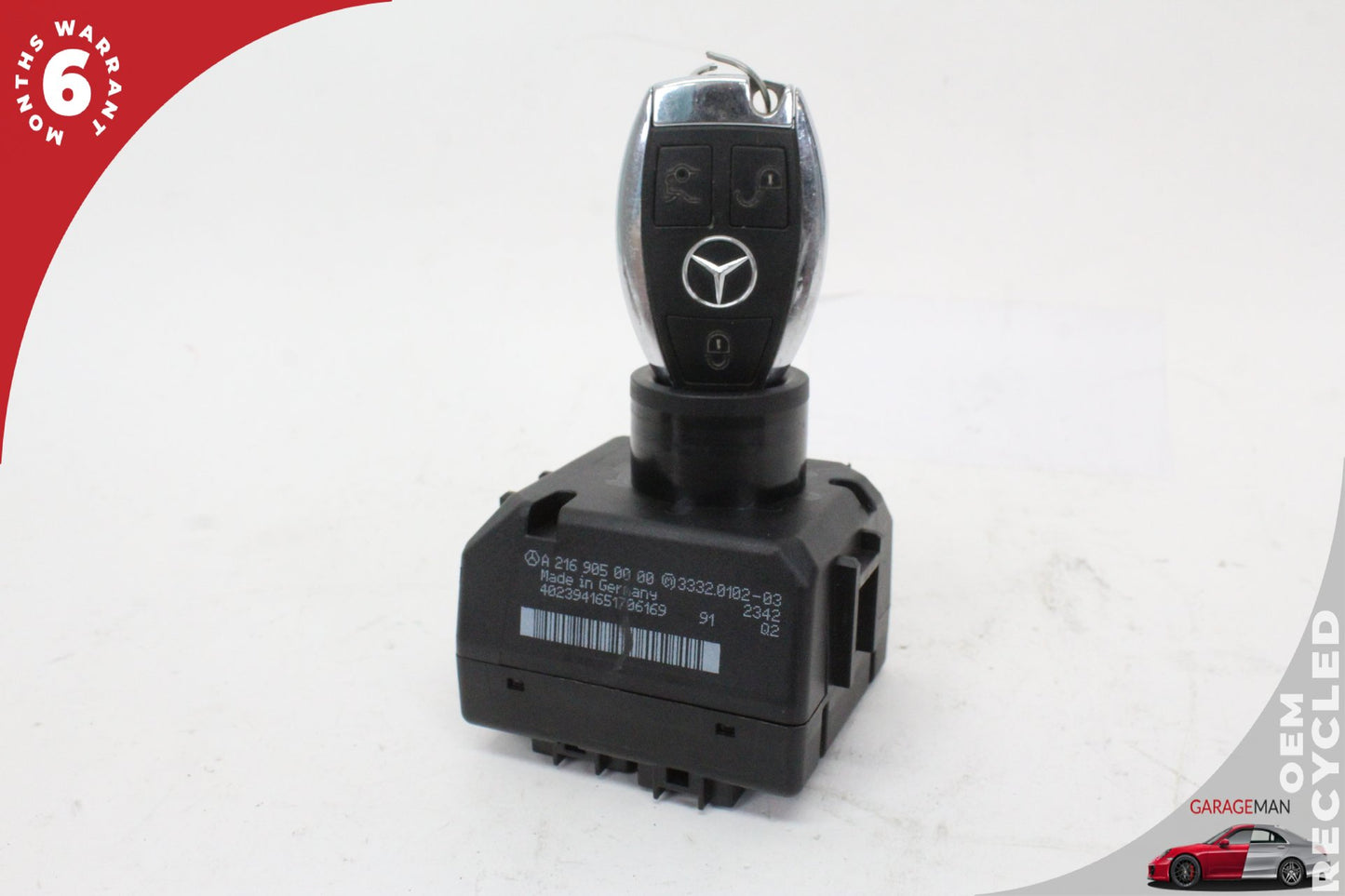 2009-2014 Mercedes W221S550 S600 Ignition Switch Module w/ Key 2169050000 OEM