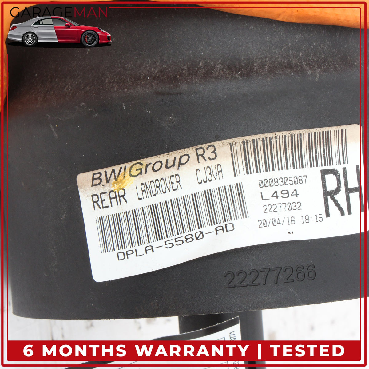 2014-2022 LR Range Rover Sport L494 Rear Right Air Suspension Bag Shock OEM