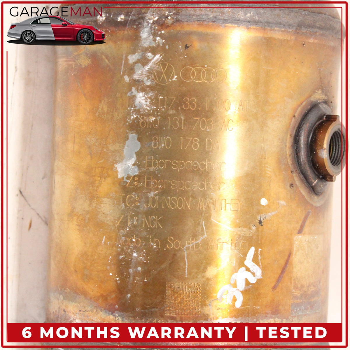2019-2024 Porsche Macan 95B Audi A4 A5 Exhaust Downpipe 8W0131703AC OEM