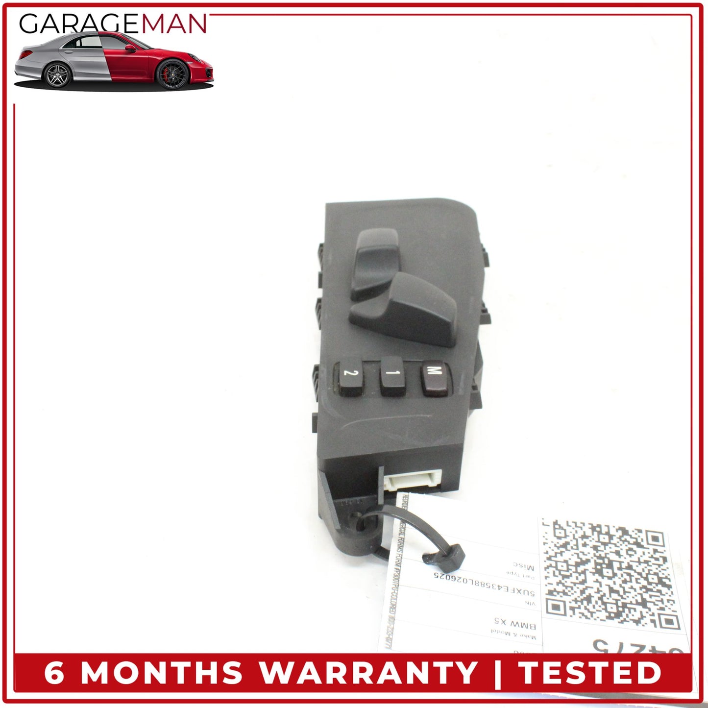 2007-2013 BMW X5 E70 Front Left Side Seat Adjustment Control Switch 6950767 OEM