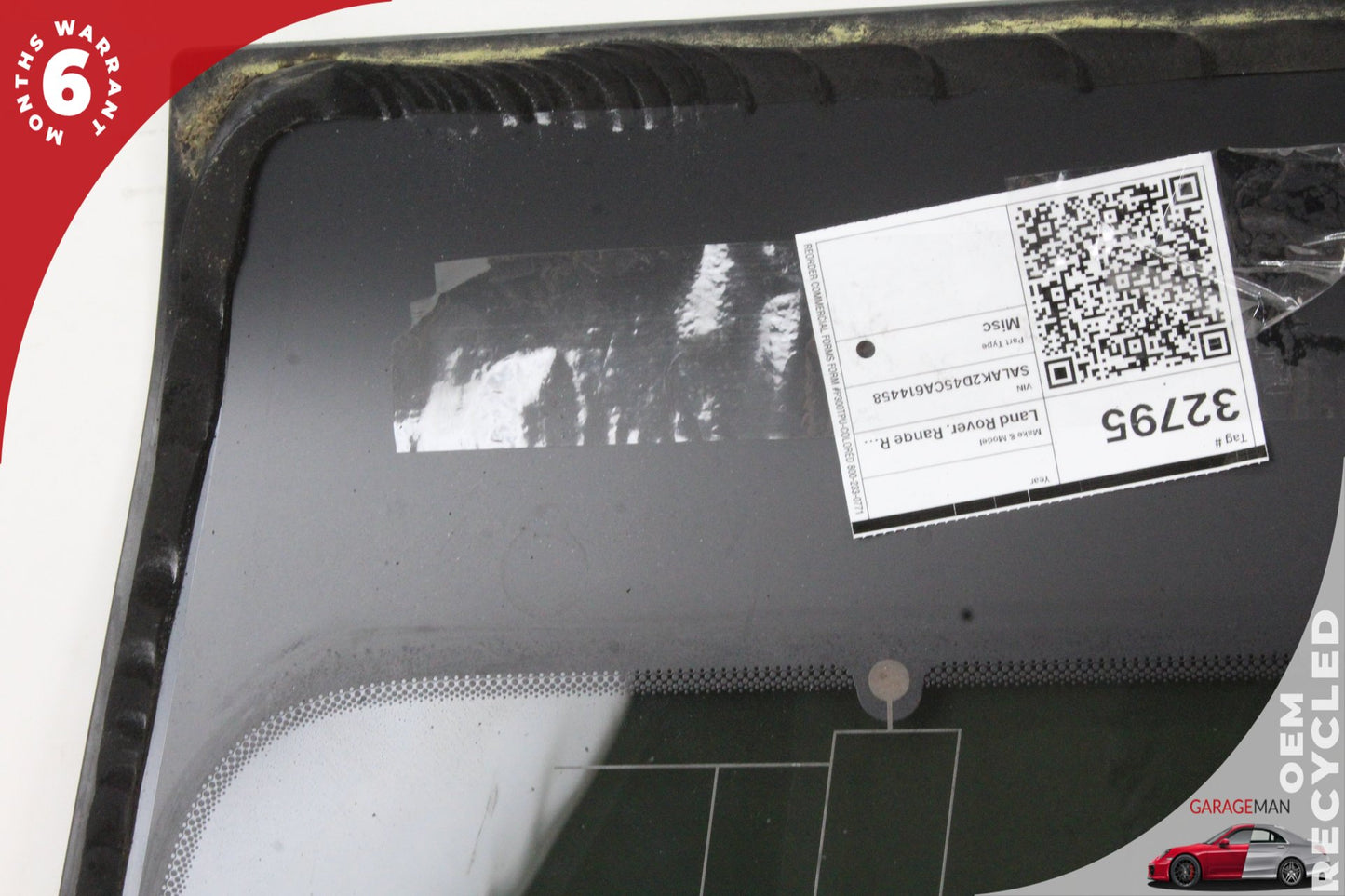 2005-2016 Land Rover LR4 LR3 SUV Rear Left Quarter Window Glass CVB500412 OEM