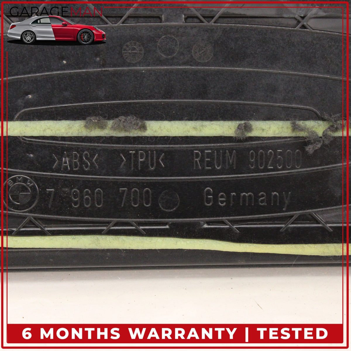 2009-2019 BMW 640i Front Left Side M-Sport Door Sill Trim w/ Foot Rest Cover OEM