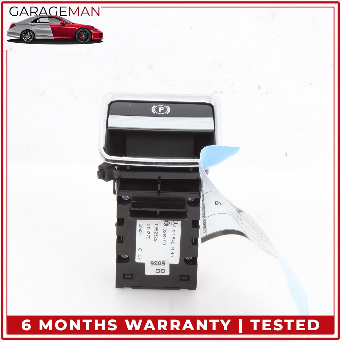2007-2014 Mercedes-Benz S550 W221 Electric Parking Brake Switch 2215401445 OEM