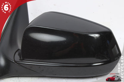 2011-2016 BMW 528i F10 Front Left Side Door Rear View Mirror Black 7216364 OEM