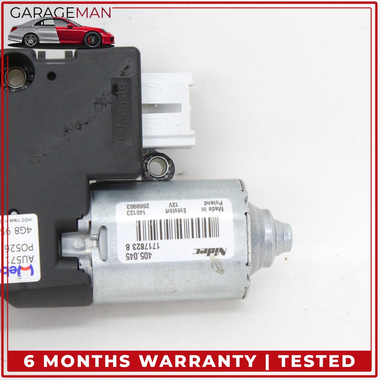 2012-2018 Audi A6 A7 Panoramic Sun Roof Sunroof Motor 4G8959591A OEM
