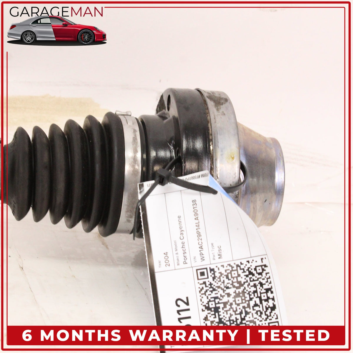 2003-2010 Porsche Cayenne 955 957 Front Right or Left Side Axle CV Shaft OEM