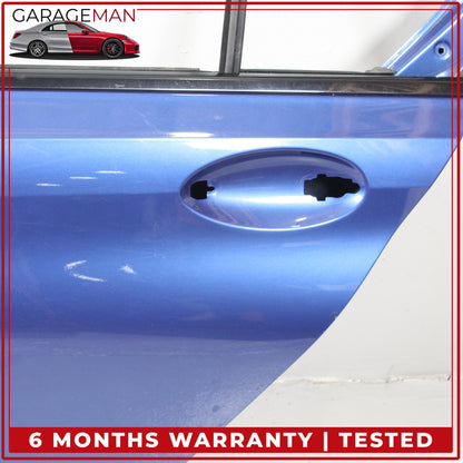 2019-2025 BMW M340i G20 Rear Left Driver Side Door Shell Blue 7482277 OEM