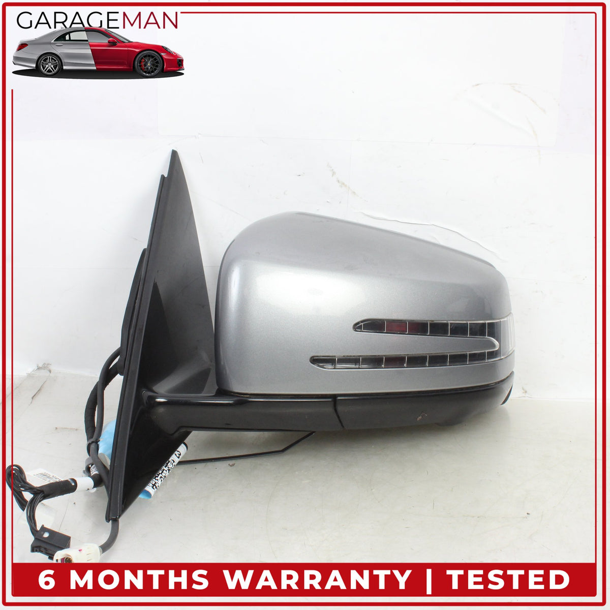 2010-2016 Mercedes W212 E350 Left Rear View Mirror w/ Blind Spot & Camera OEM