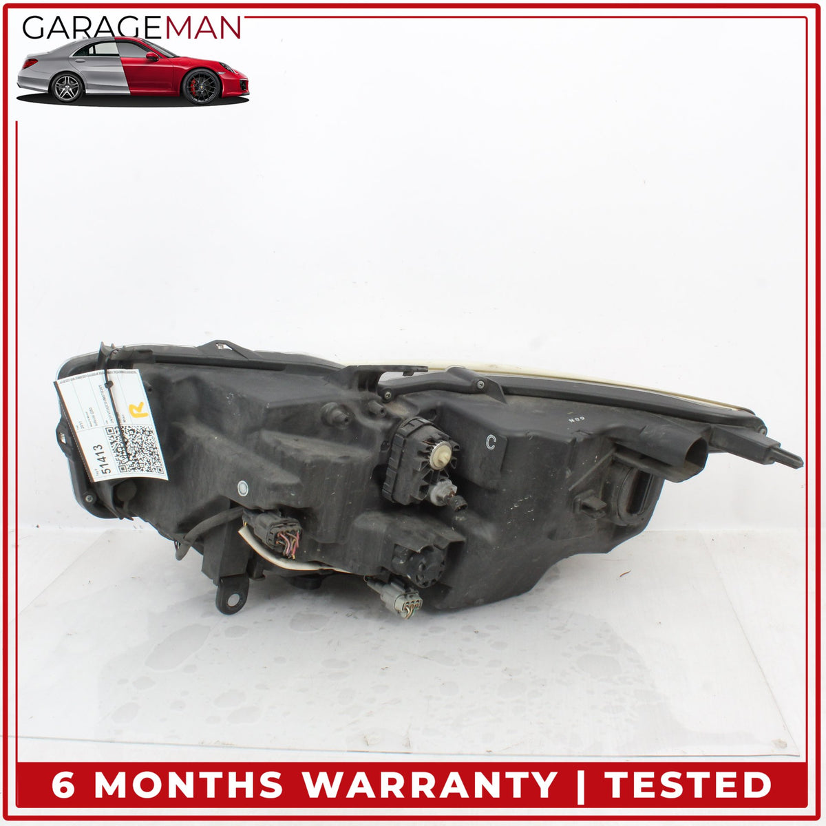 2015-2018 Infiniti Q50 V37 Front Right Side LED Head Light Lamp 260104HB0B OEM