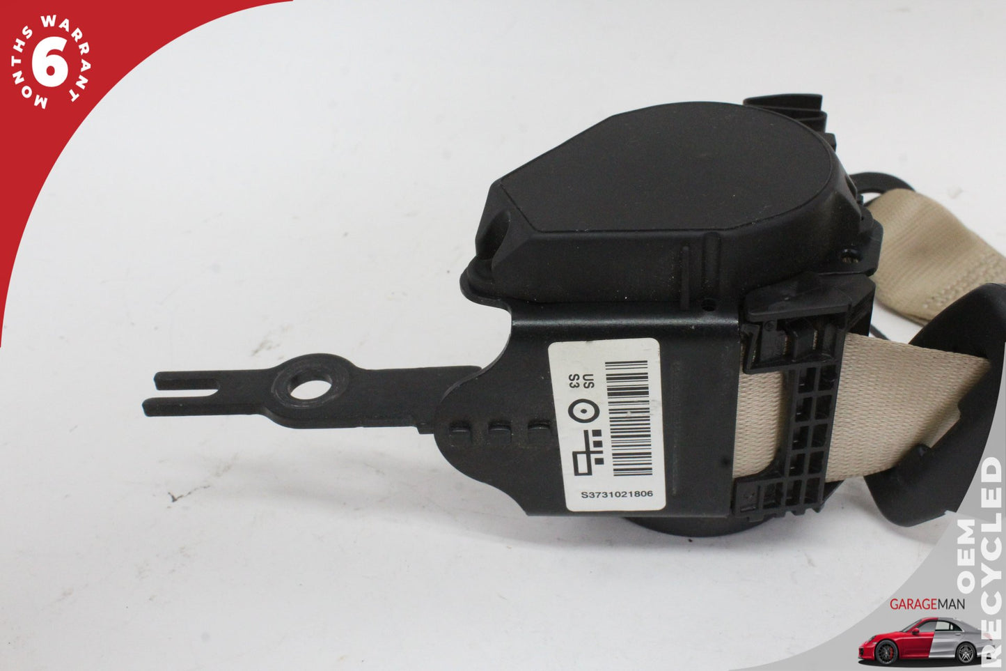 2012-2018 BMW 320i F30 Rear Left or Rear Right Side Seat Belt Beige 7310218 OEM