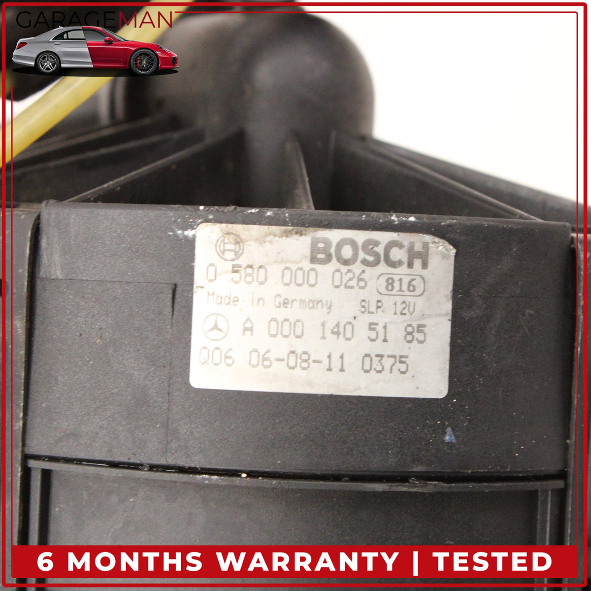 2005-2015 Mercedes W203 C230 Secondary Air Smog Pump w/ Bracket 0001405185 OEM