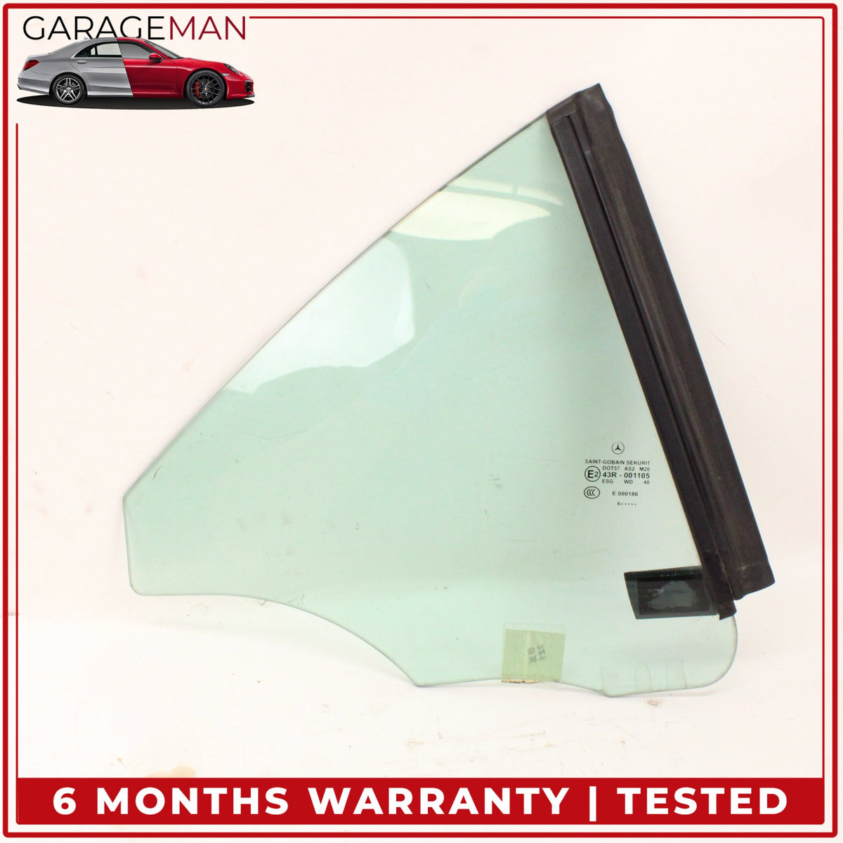 2005-2011 Mercedes R171 SLK280 Rear Right Side Quarter Window Glass OEM