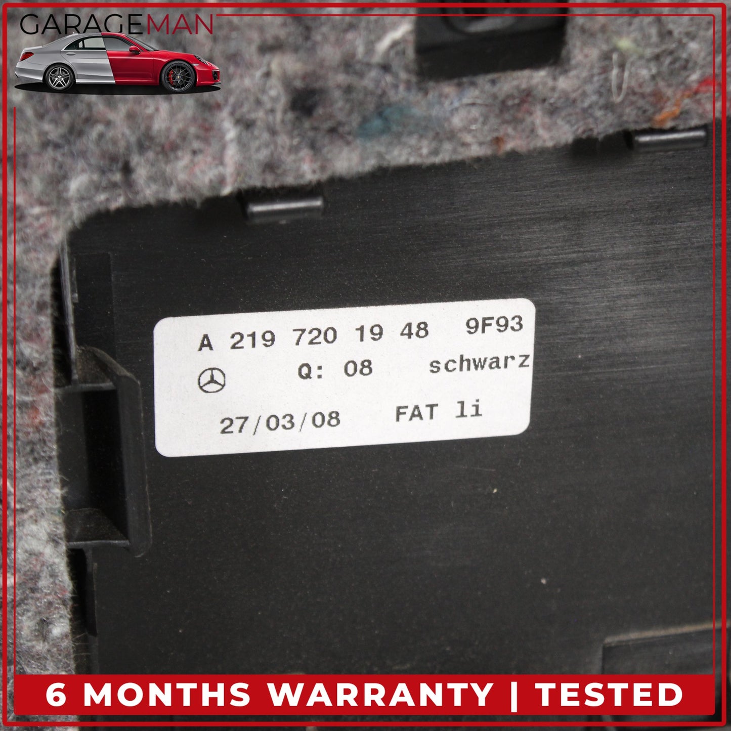 2006-2011 Mercedes W219 CLS550 Front Left Side Door Trim Panel w/ Switches OEM