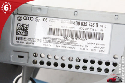 2012-2018 Audi A6 C7 MID MMI3G Audio Radio Receiver Head Unit AM CD Player OEM