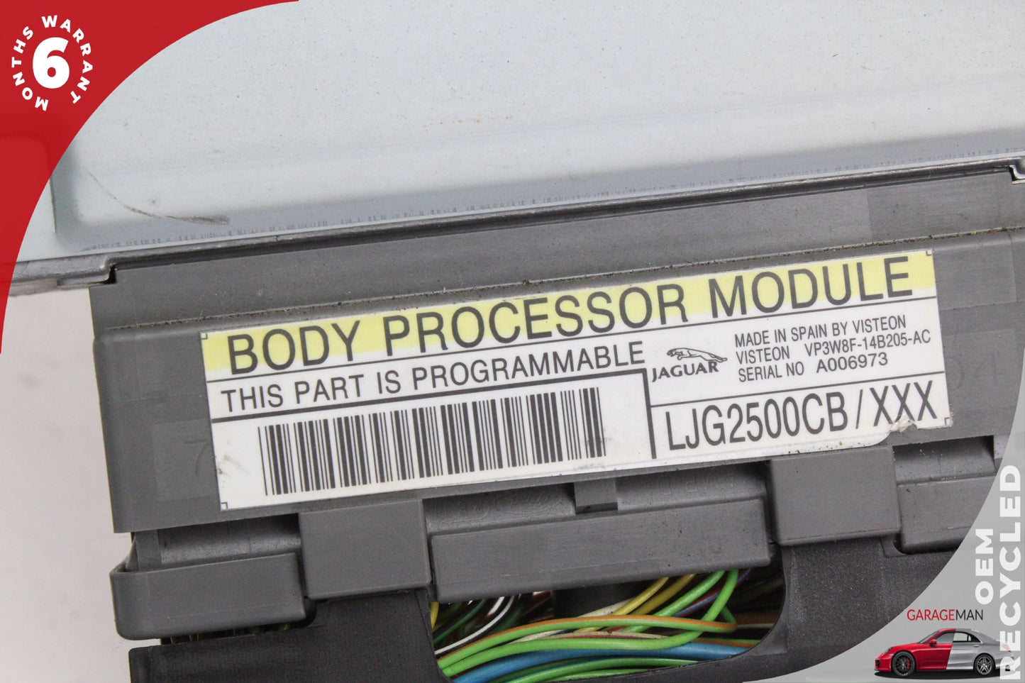 2003- 2006 Jaguar XK8 X100 Convertible Body Control Module LJG2500CB