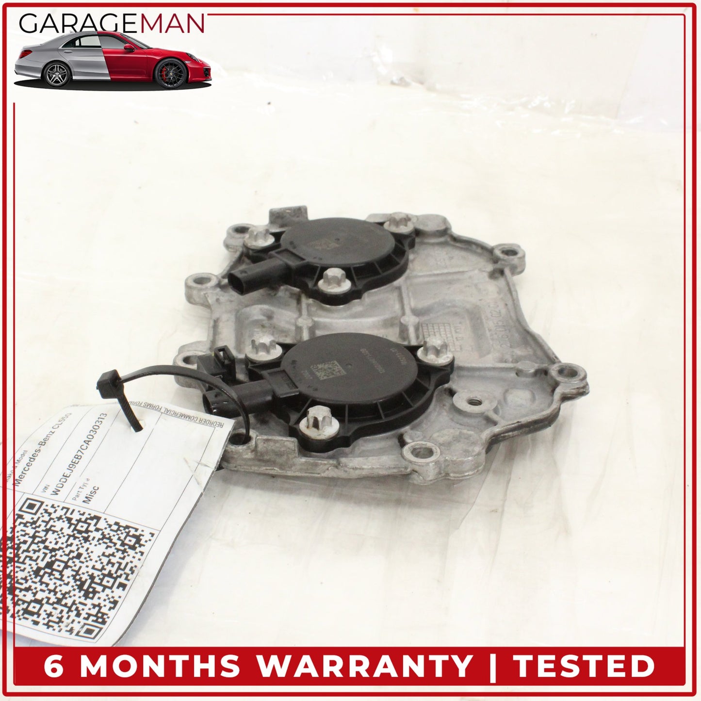 2012-2018 Mercedes W216 CL550 Engine Timing Chain Cover Plate 2760150201 OEM