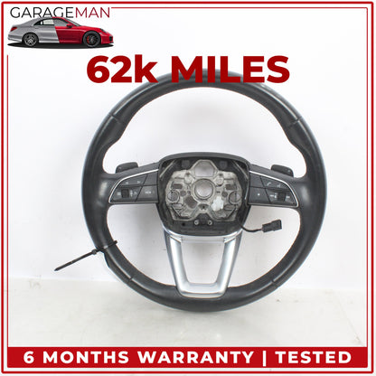 2019-2024 Audi Q3 Front Left Steering Wheel w/ Paddle Shifters 83A419091AH OEM