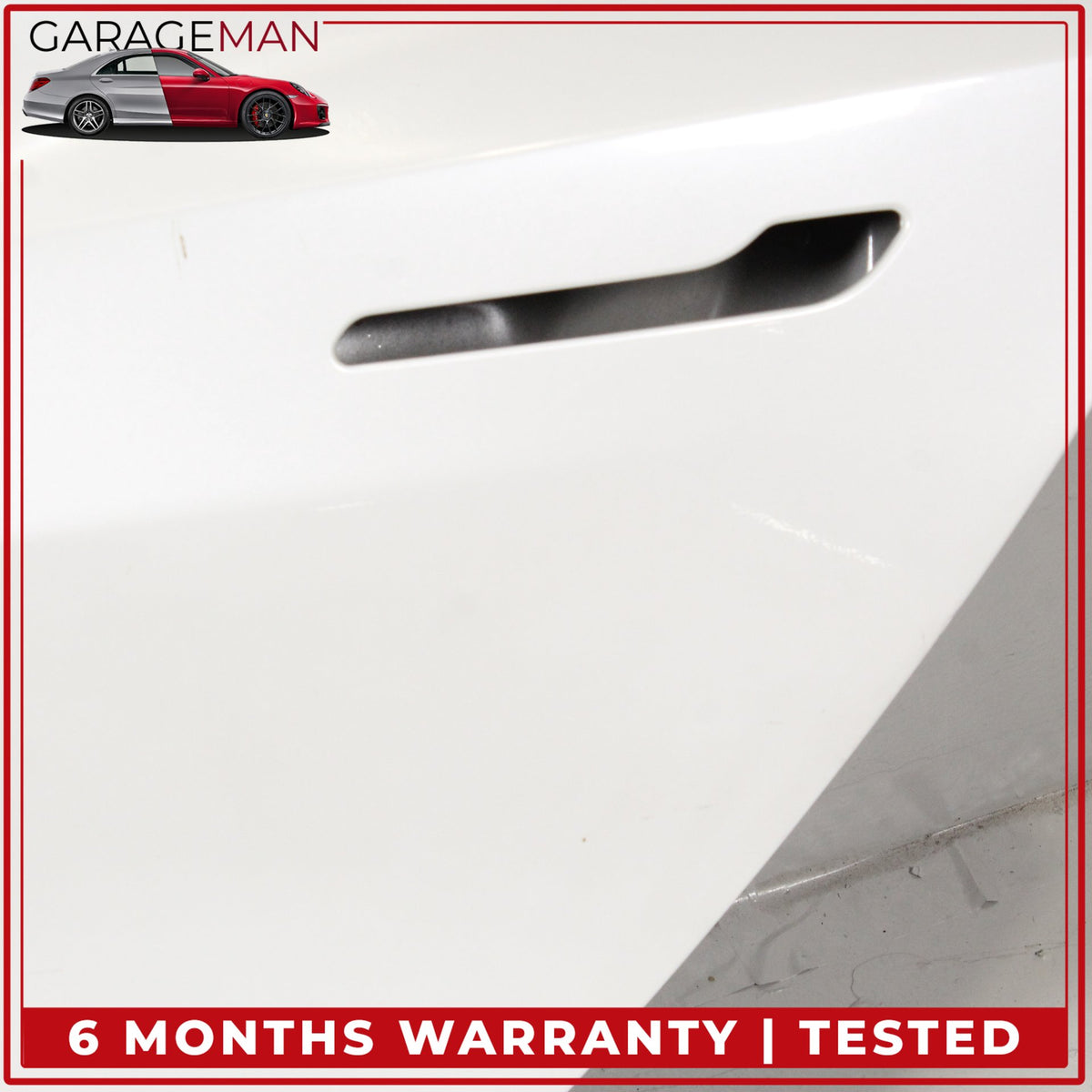 2017-2023 Tesla Model 3 Rear Left Side Door Shell Pearl White 1081441E0C OEM
