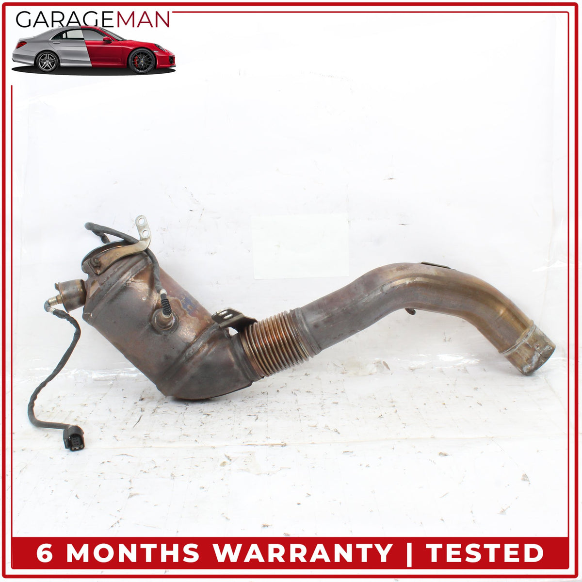 2010-2015 BMW 650i 550i 4.4L V8 Left and Right Side Exhaust Downpipe 7618674 OEM