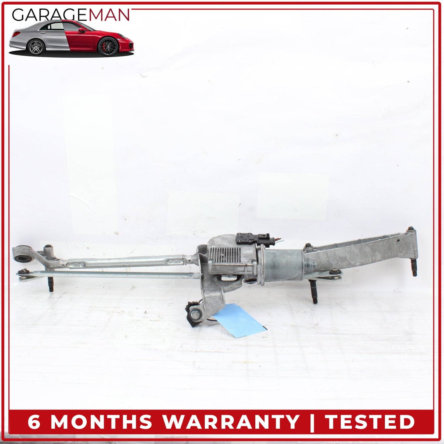 2014-2017 Mercedes W222 S550e Front Windshield Wiper Linkage w/ Motor OEM