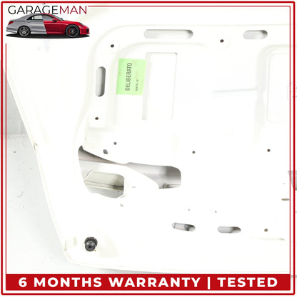 2008-2019 Maserati GranTurismo Coupe Trunk Lid Panel Assembly White 80085700 OEM