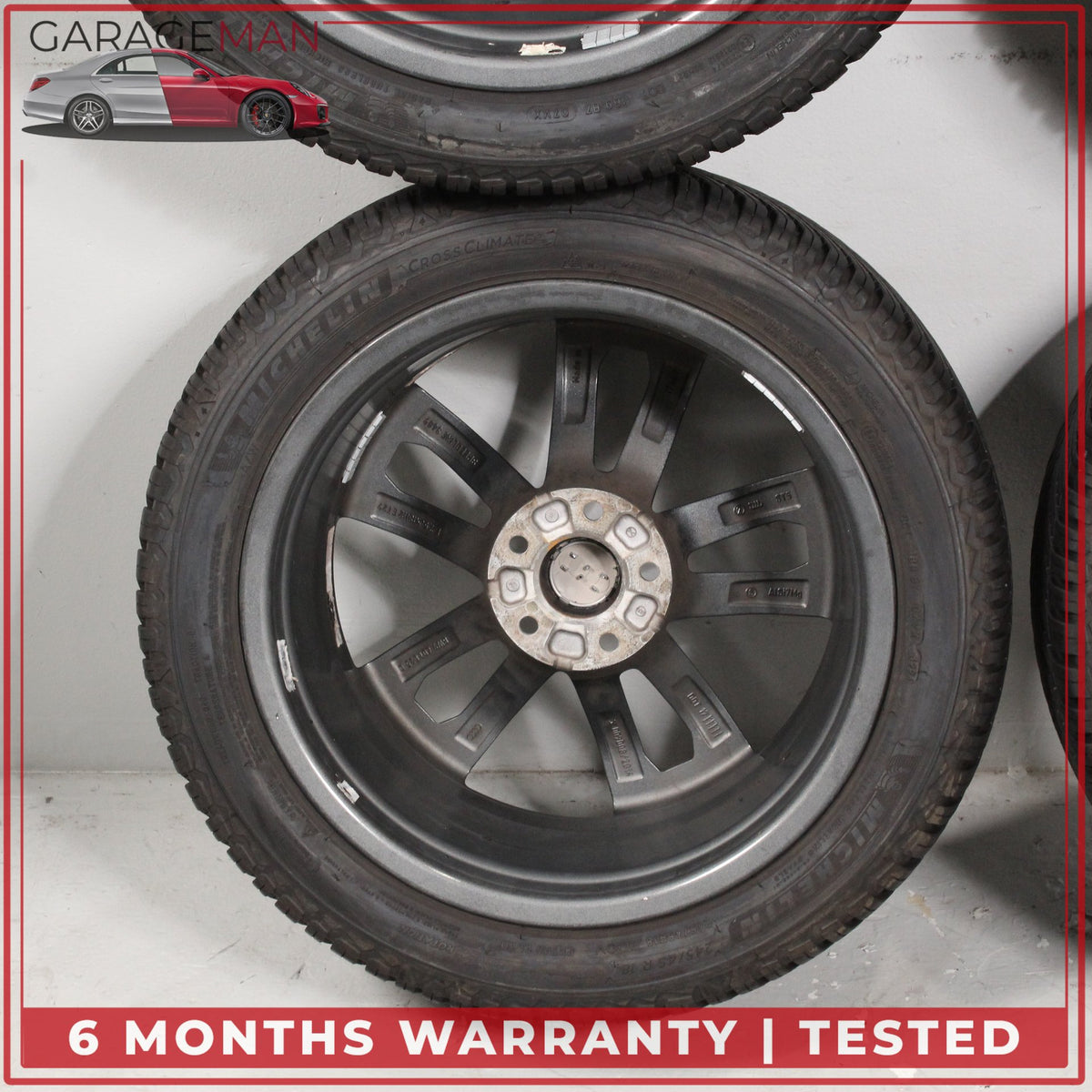 2017-2025 Audi A4 Allroad B9 Wheel Rim w/ Michelin Tire Set 7.5JX18H2 ET29 OEM