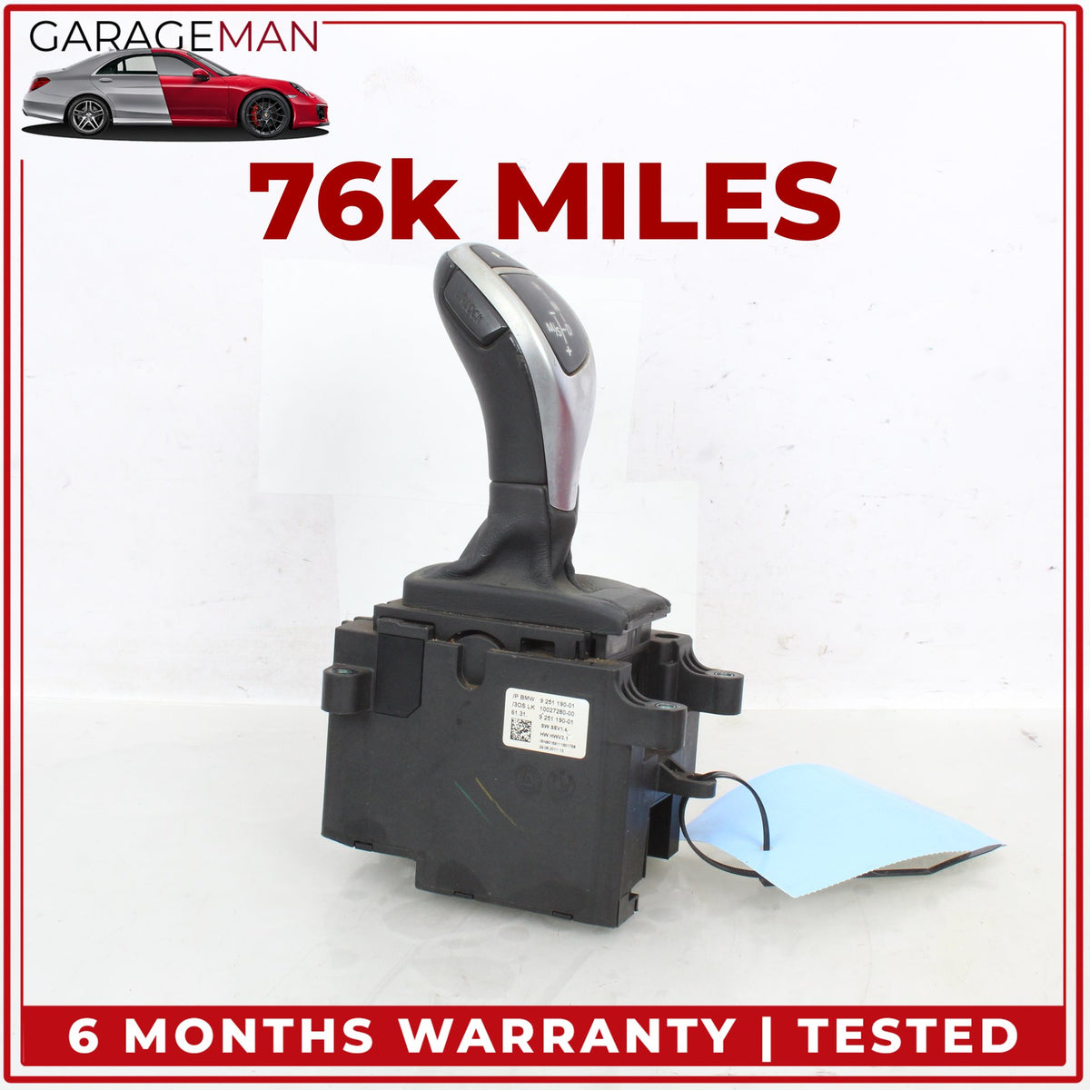 2012-2018 BMW 650i F13 Automatic Transmission Gear Shifter Selector 9251190