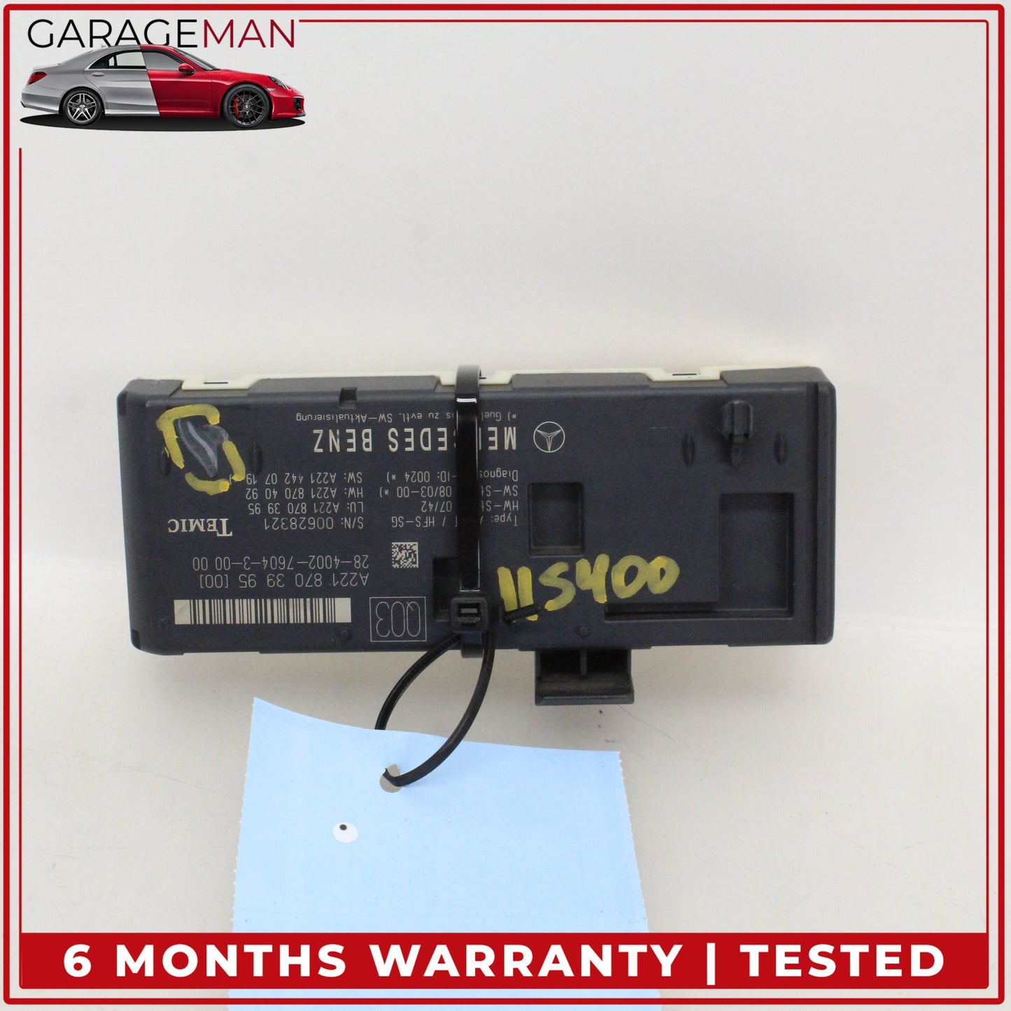 2007-2014 Mercedes-Benz S400 S-Class W221 Sedan Trunk Release Remote Open Close Module 2218703995 OEM