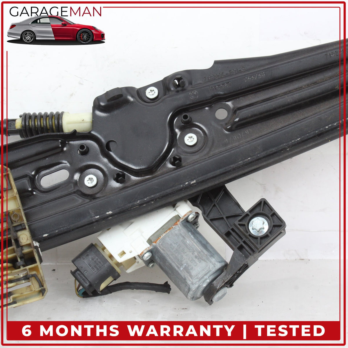 2009-2015 BMW 740i F01 Rear Left Side Window Regulator w/ Motor 70460310 OEM