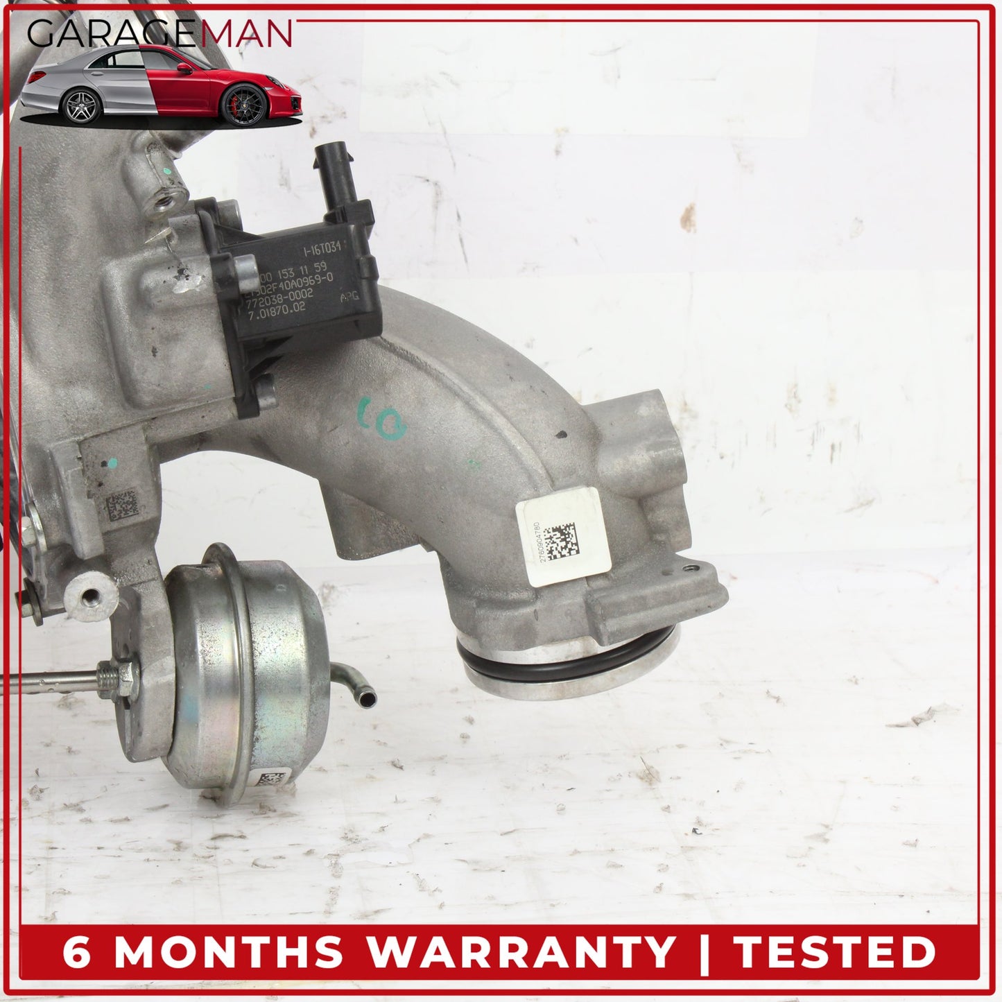 2015-2017 Mercedes W222 S550e M276 Engine Left Side Turbocharger 2760901780 OEM
