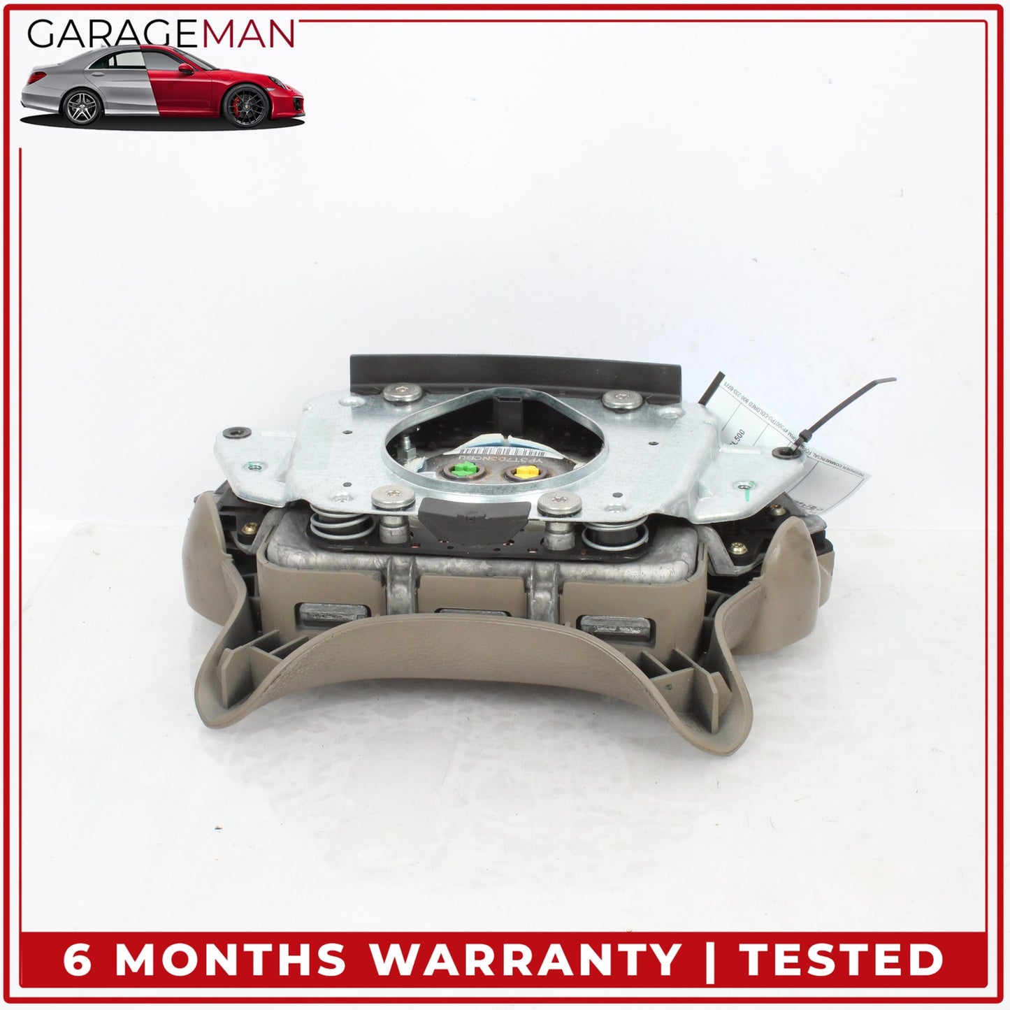 2003-2012 Mercedes R230 SL500 Front Left Steering Wheel Airbag Air Bag Beige OEM