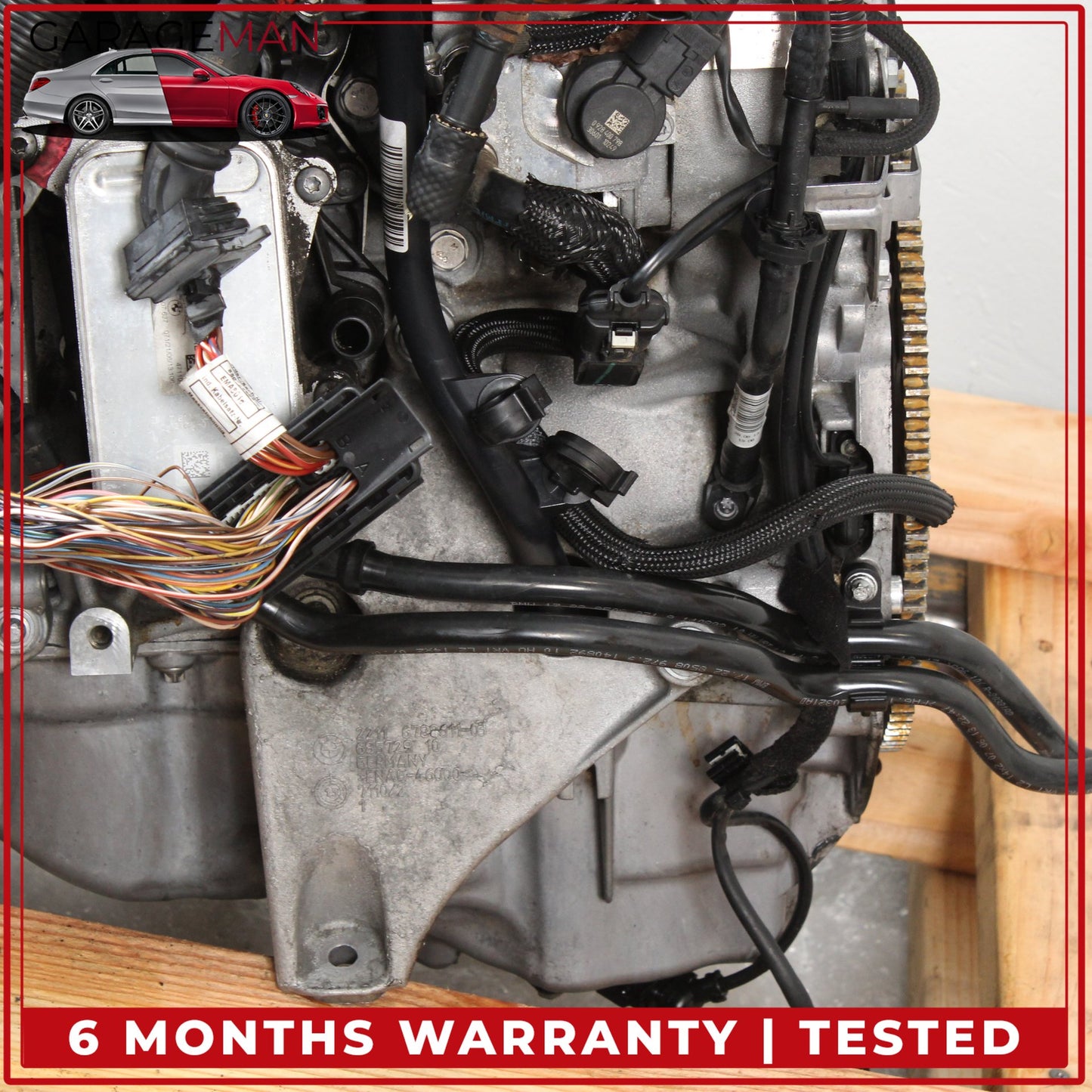 2014-2018 BMW 328d RWD 2.0L Diesel Engine Motor Assembly N47D20O1 mileage 140k