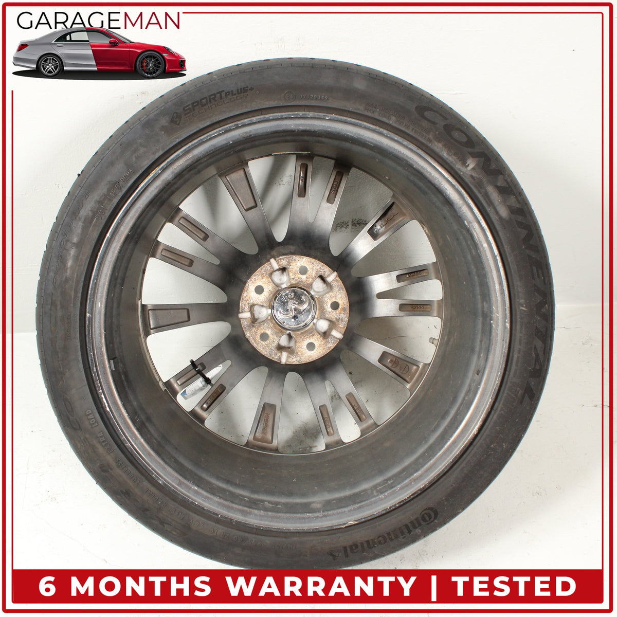 2014-2024 Infiniti Q50 V37 Front or Rear Wheel Rim w/ Tire 9Jx19 D0C004HK9C OEM