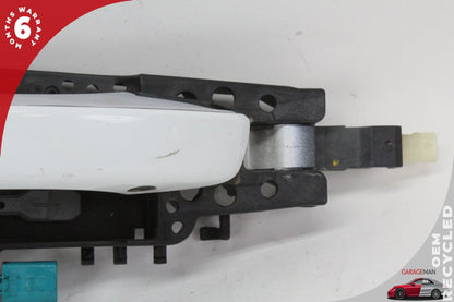 2012-2018 Audi A7 Right Passenger Side Exterior Door Handle White 4H0837886 OEM