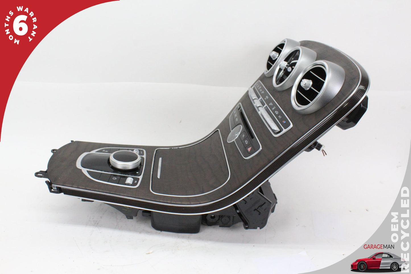 15-18 Mercedes-Benz C350e W205 Sedan Center Console Trim Bezel Assembly 2056807510