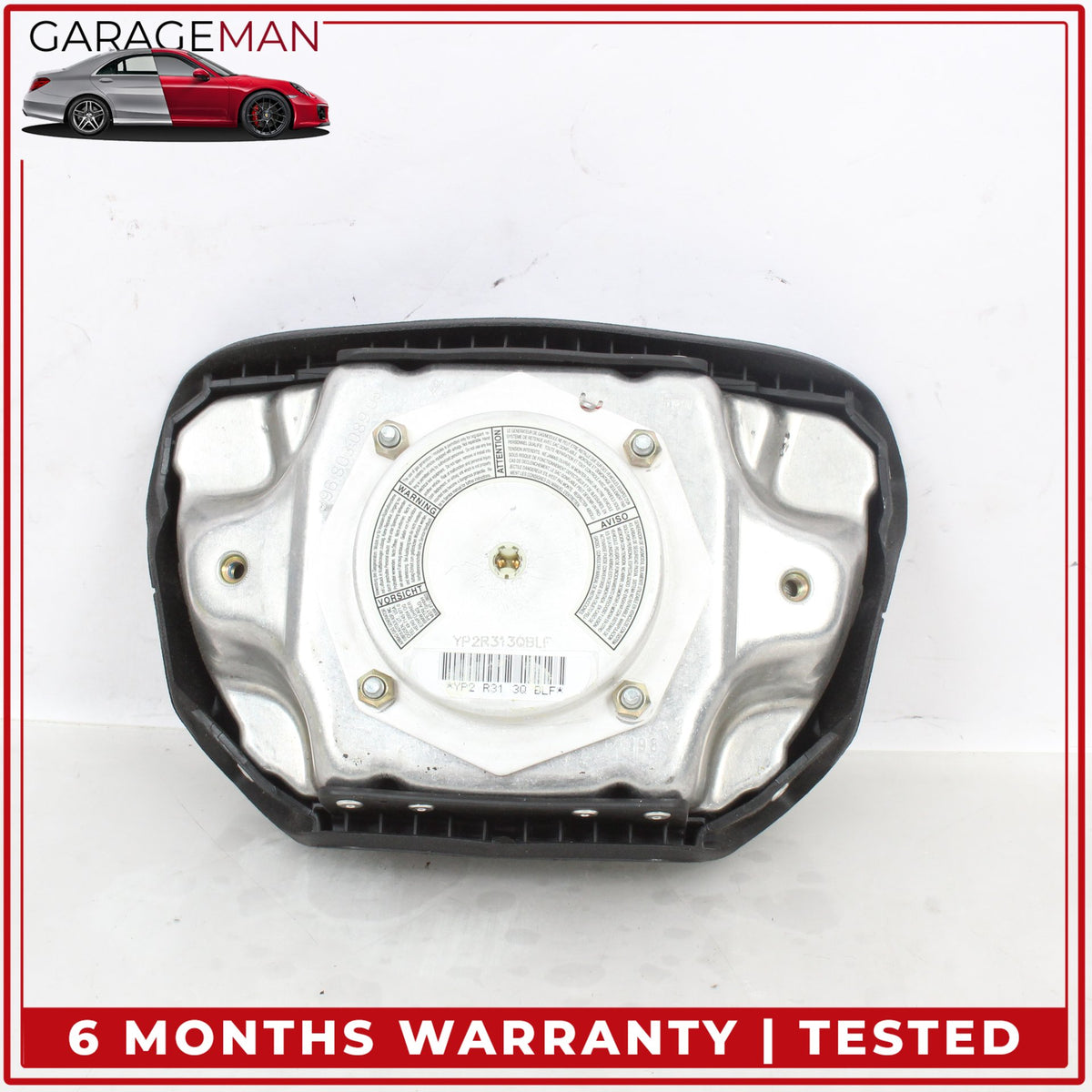 1997-2005 Porsche 911 Carrera 996 Steering Wheel Airbag Black 99680308903 OEM