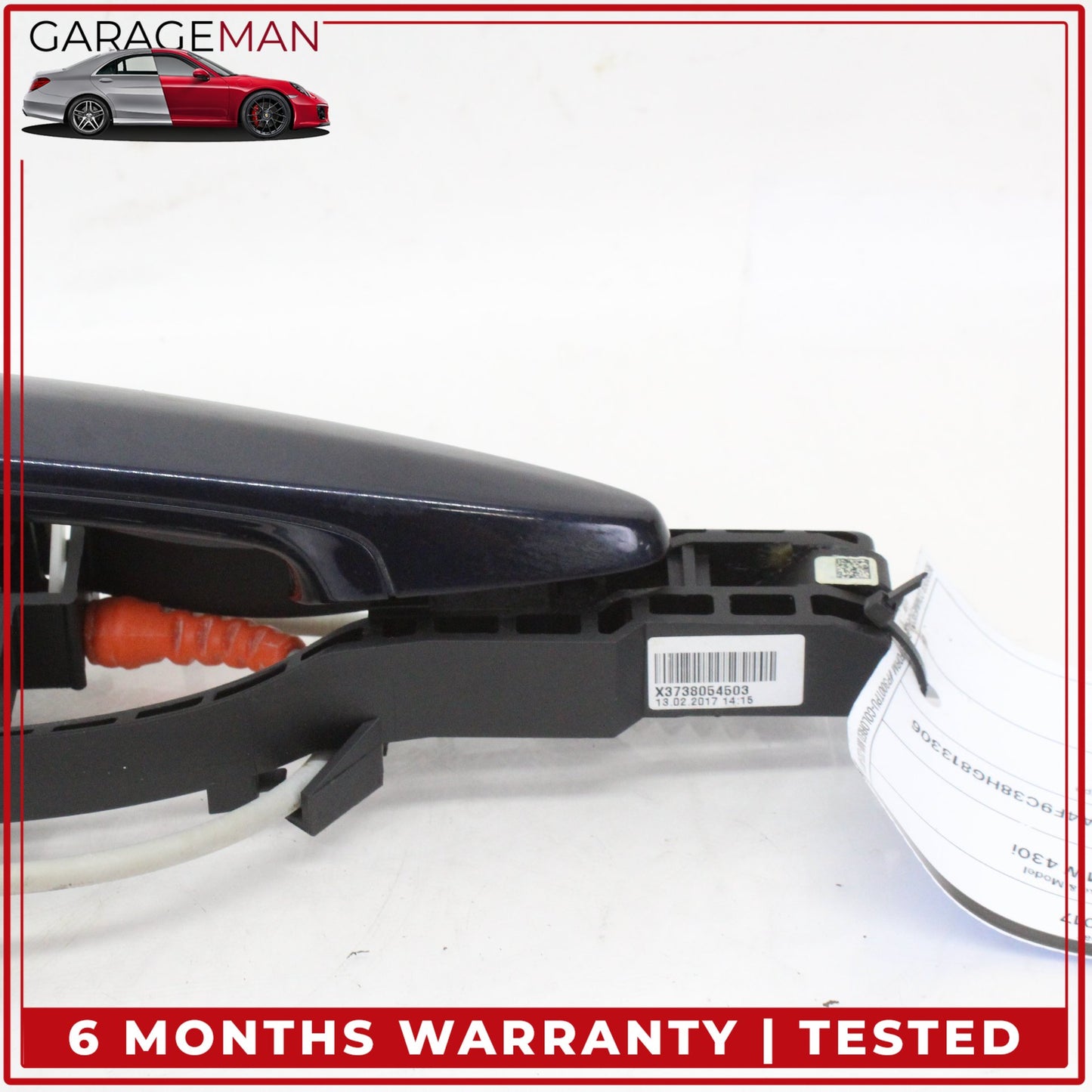 2014-2020 BMW 430i F36 Rear Left Driver Side Exterior Door Handle Blue OEM