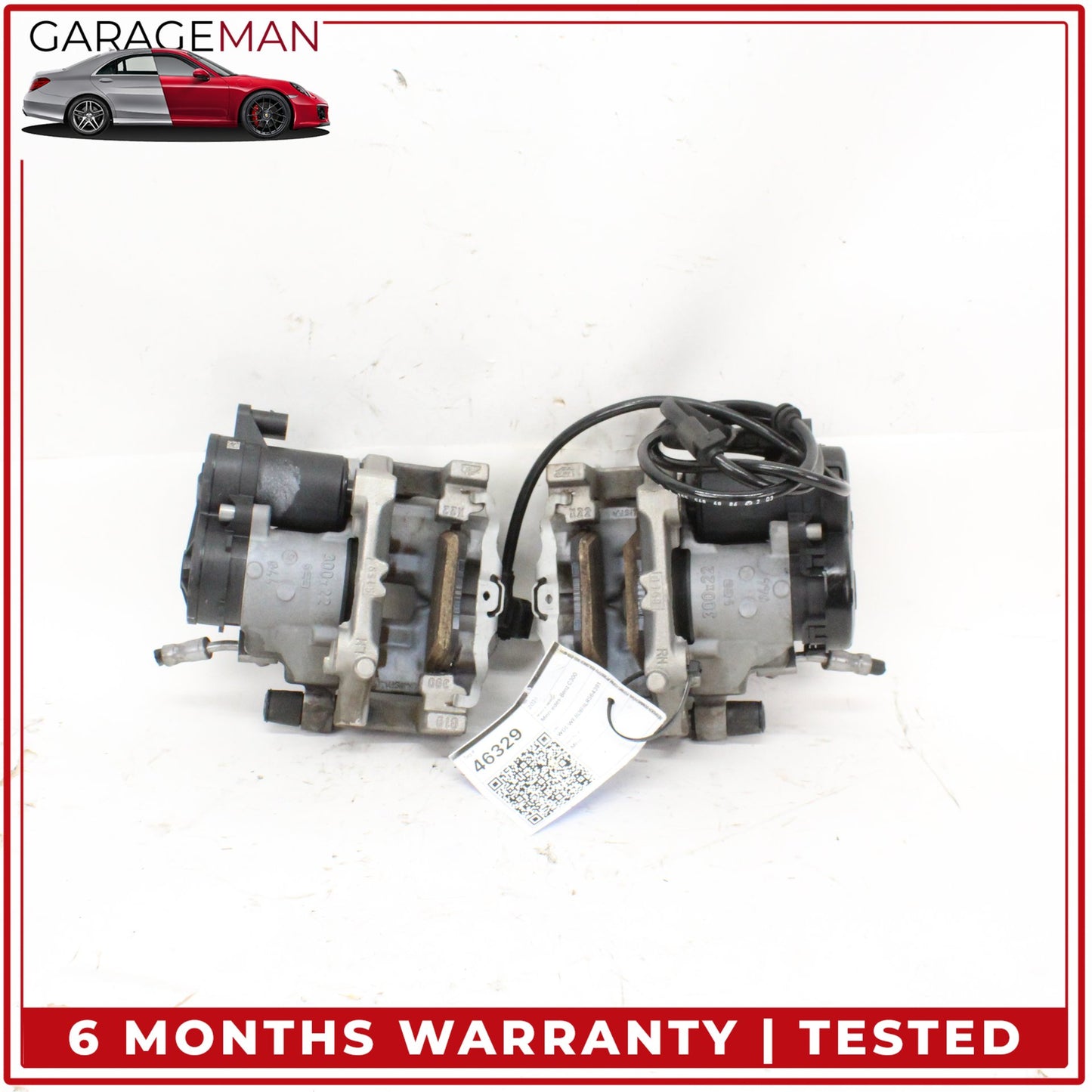 2015-2022 Mercedes-Benz C300 W205 Sedan Rear Left and Right Side Brake Caliper 2054231898 OEM