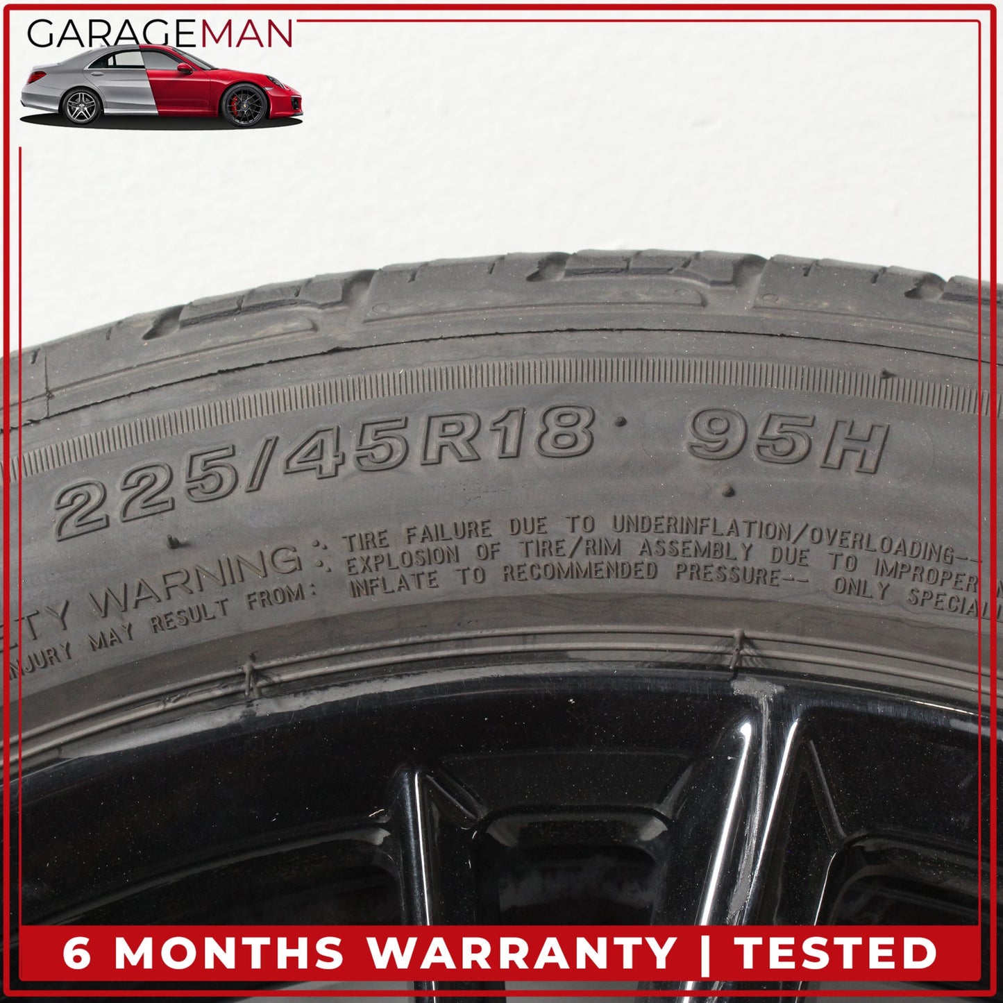 2023-2025 BMW 330i 330e Front or Rear Wheel Rim w/ Tire Black 7.5JX18H2ET25 OEM