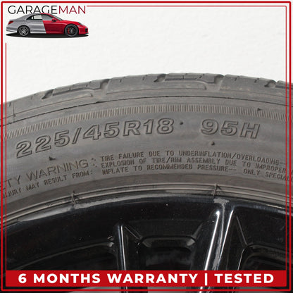 2023-2025 BMW 330i 330e Front or Rear Wheel Rim w/ Tire Black 7.5JX18H2ET25 OEM