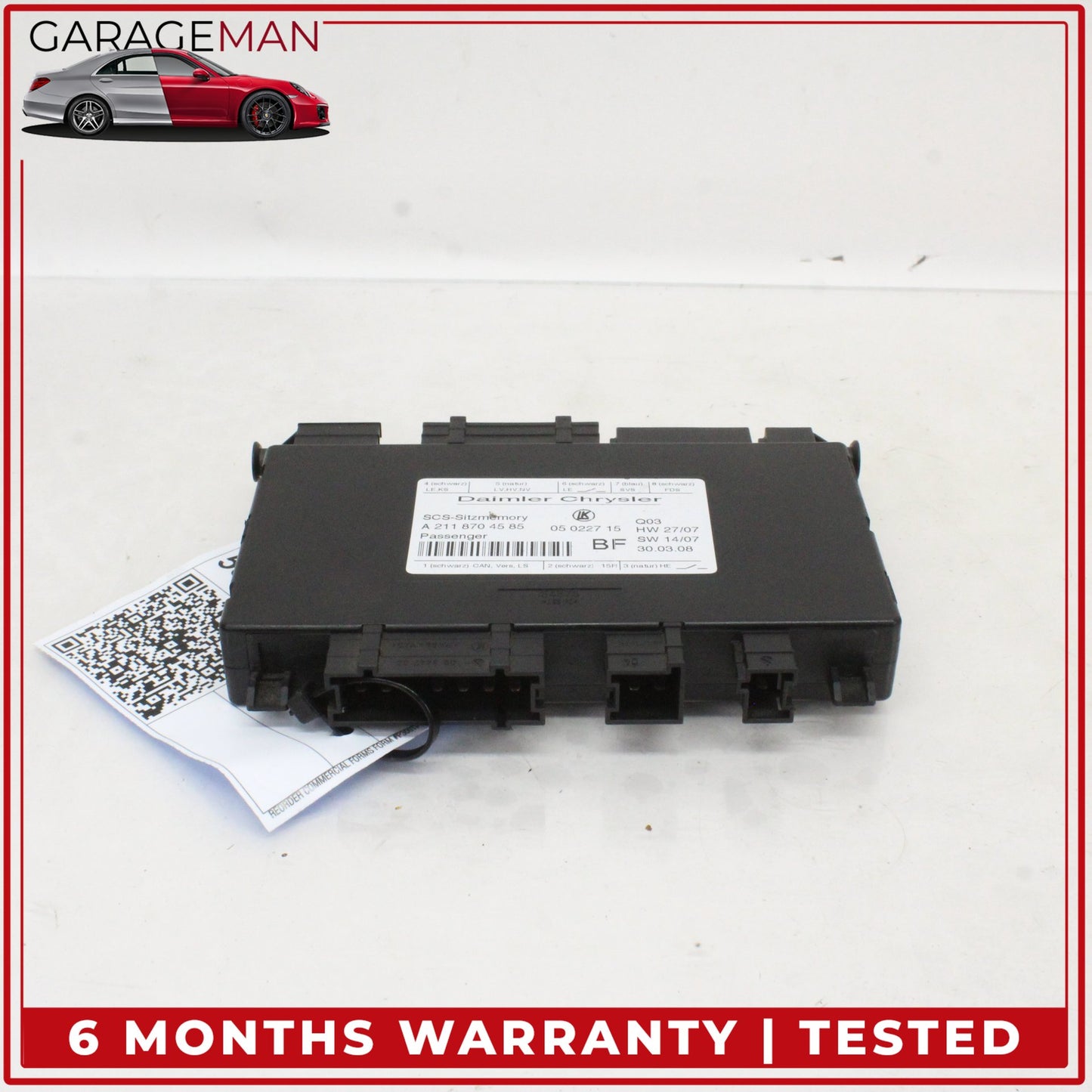 2003-2012 Mercedes W219 CLS550 Front Right Seat Control Module 2118704585 OEM