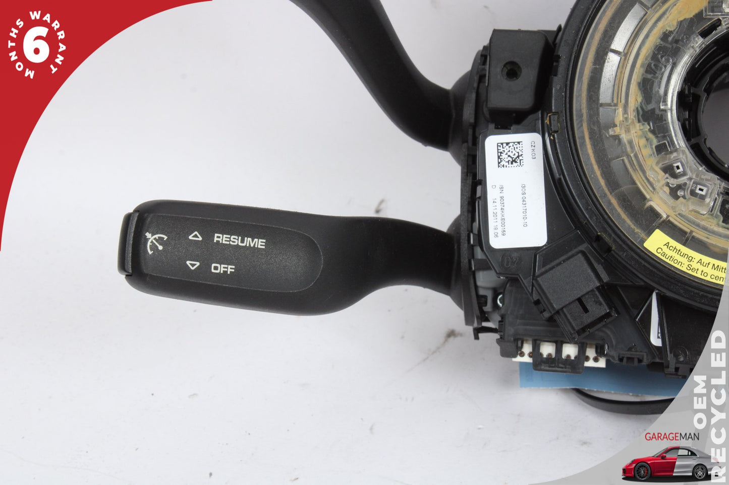 11-13 Porsche Cayenne S Hybrid 92A SUV  Steering Column Switch Clockspring 7P5953507FE