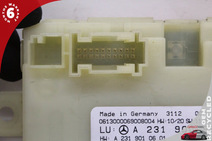 2013-2020 Mercedes R231 SL550 Keyless Go Entry Control Module 2319009901 OEM
