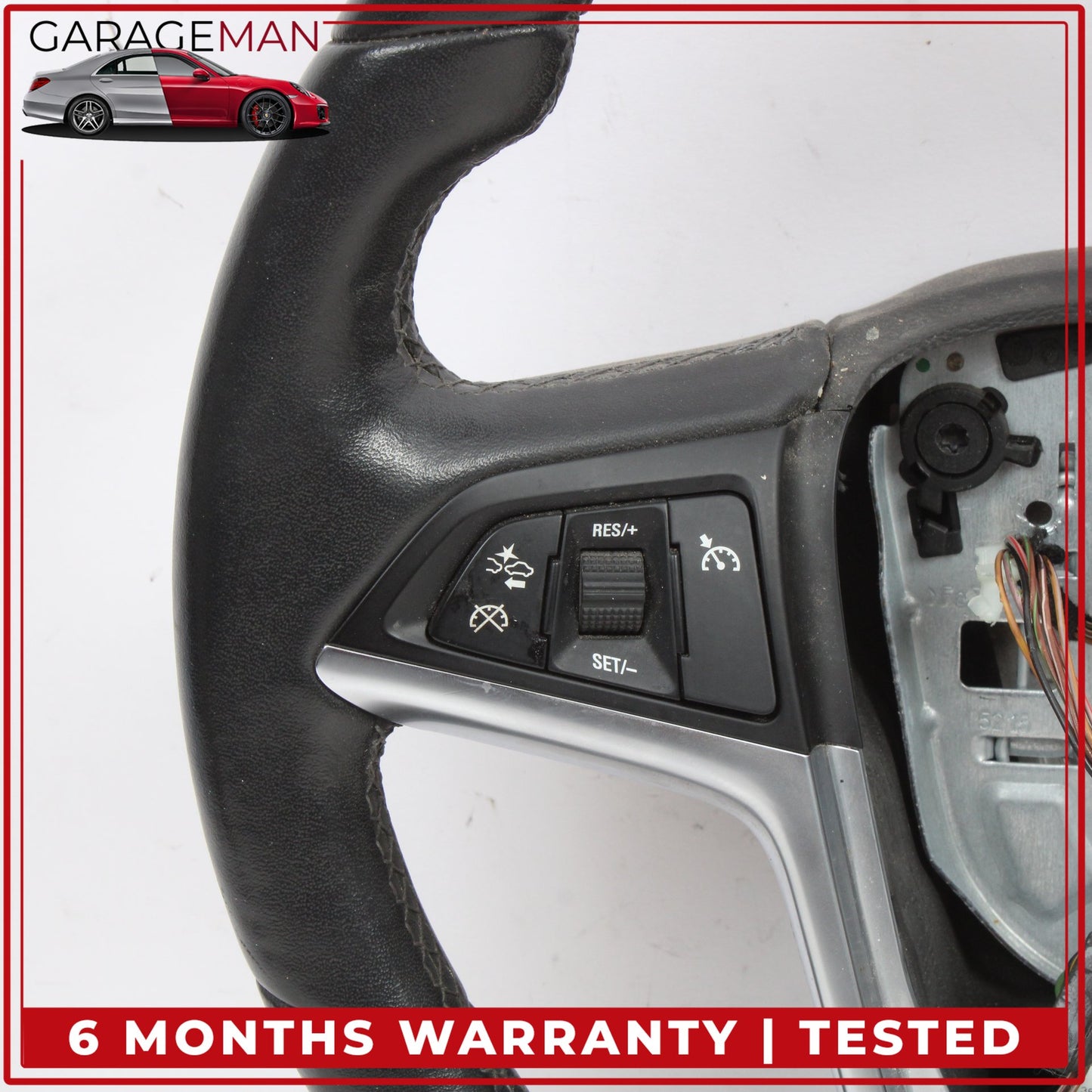 2016-2019 Buick Cascada Heated Black Leather Steering Wheel 13496969 OEM