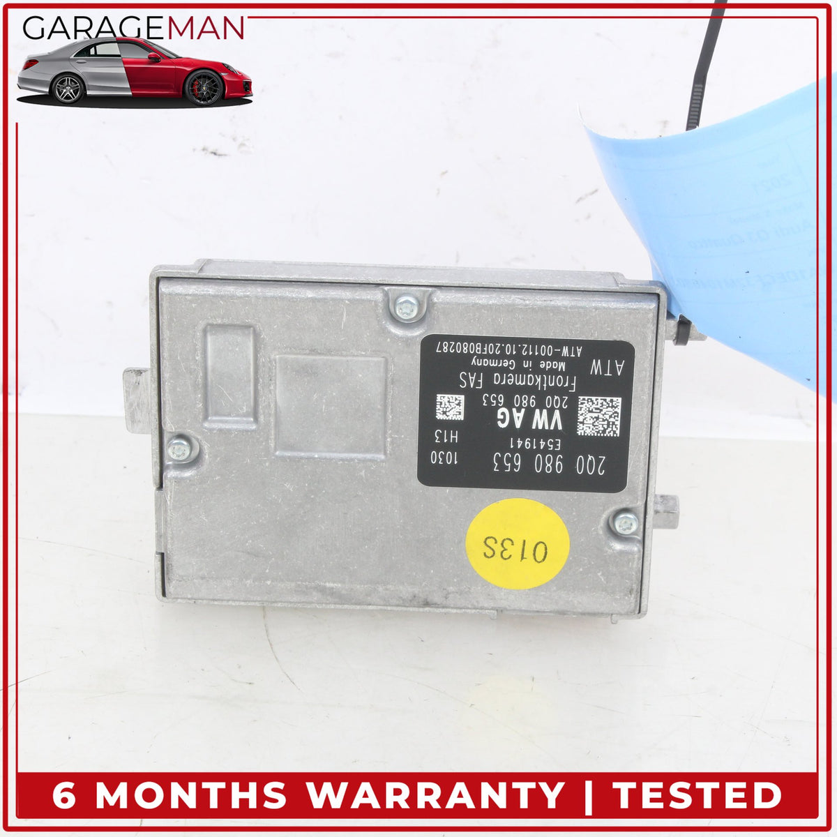 2019-2025 Audi Q3 Front Windshield Lane Assist Departure Camera 2Q0980653 OEM