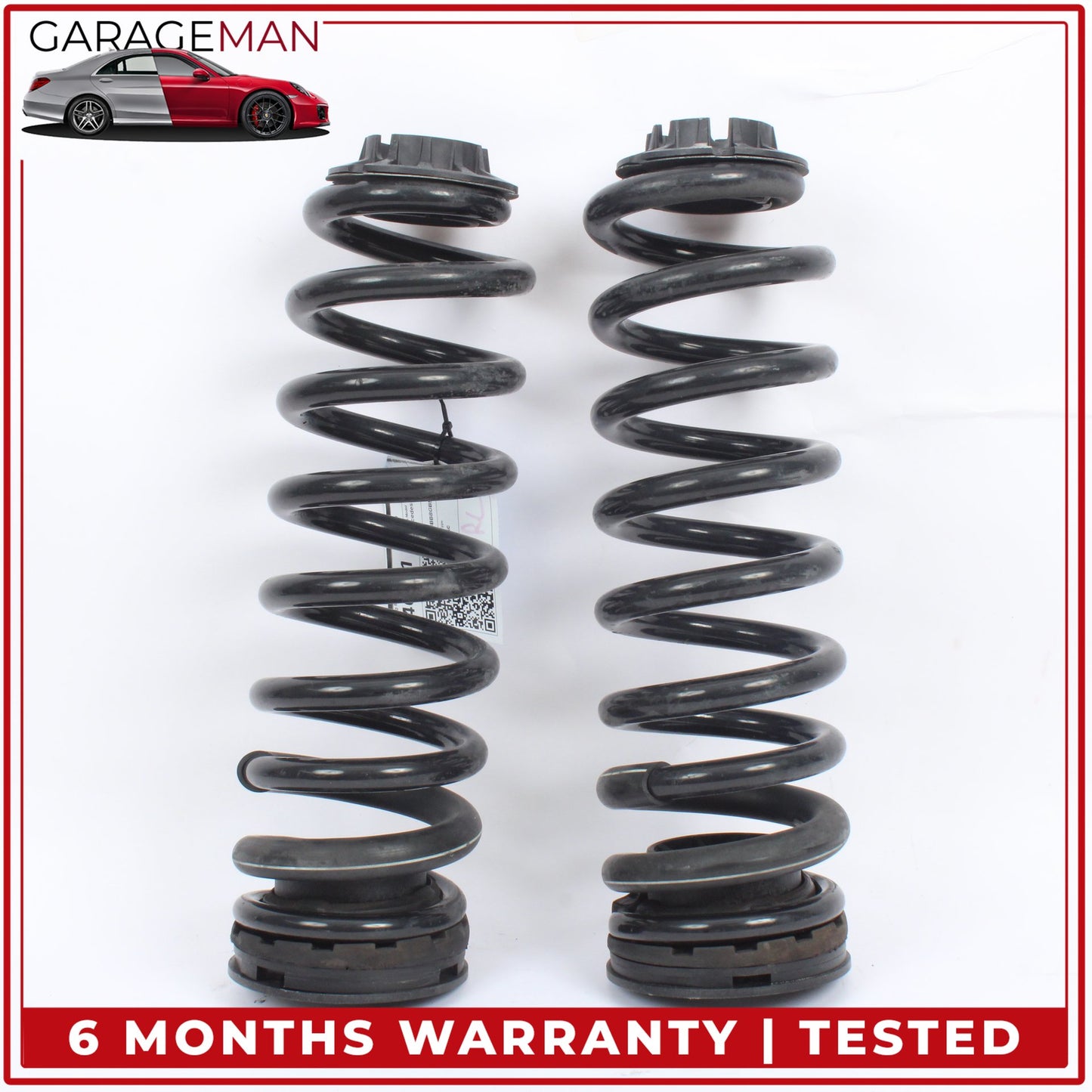2006-2011 Mercedes W164 ML350 Rear Left and Right Side Coil Spring Set OEM