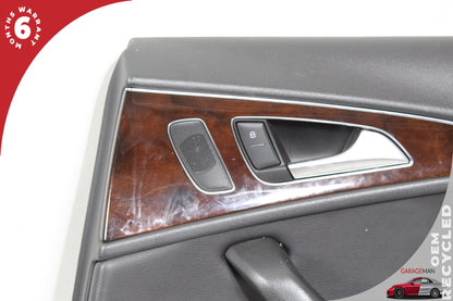 2012-2018 Audi A6 S6 Rear Right Side Interior Door Panel 4G0867222 OEM