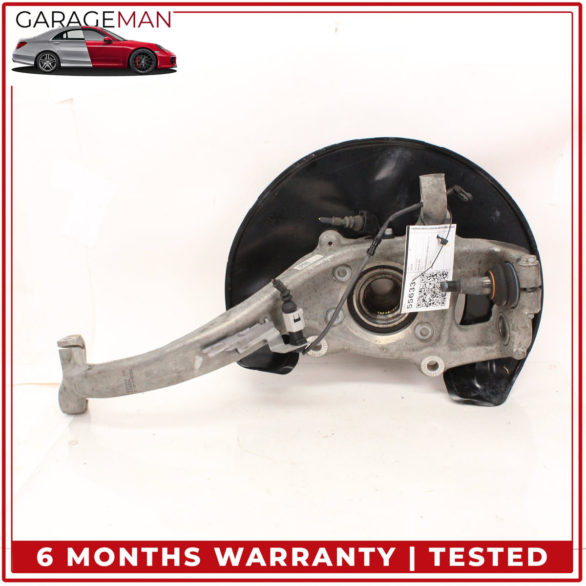 2012-2018 Audi A6 A7 Front Left Side Spindle Knuckle Wheel Hub 4G0407241C OEM