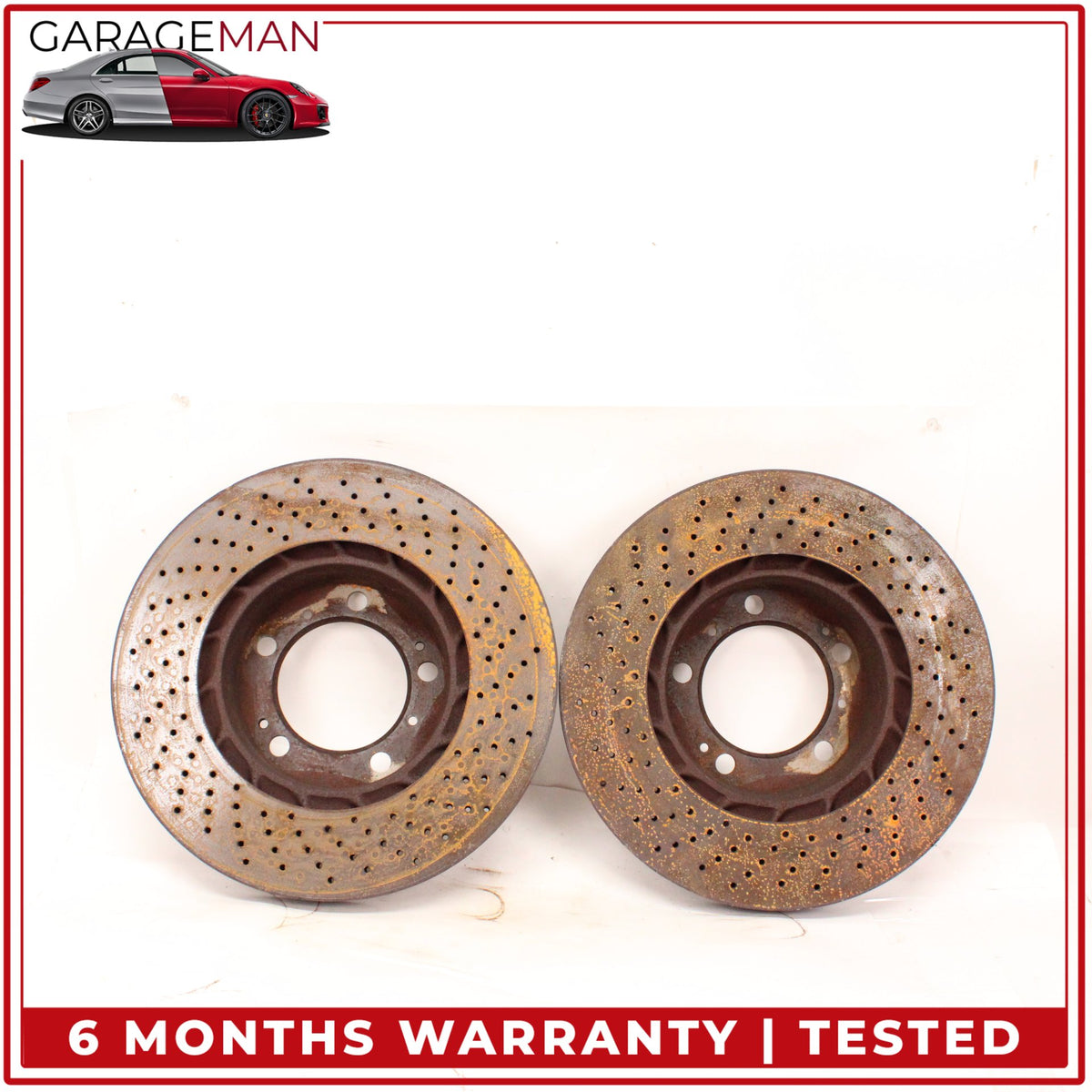 1999-2012 Porsche 911 Carrera 996 Front Left and Right Side Brake Rotor Disc OEM