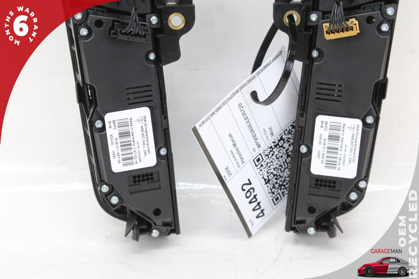 2015-2018 Porsche Macan 95B Center Console Climate Multifunction Switch Control